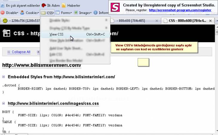 Measureıt, Webdeveloper Anlatım