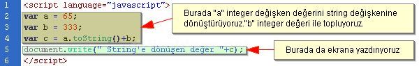 Değişken Tanımlamaları, Operat&ouml;rler