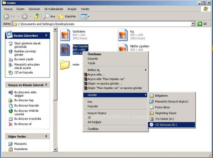 Windows ile Cd Yazmak